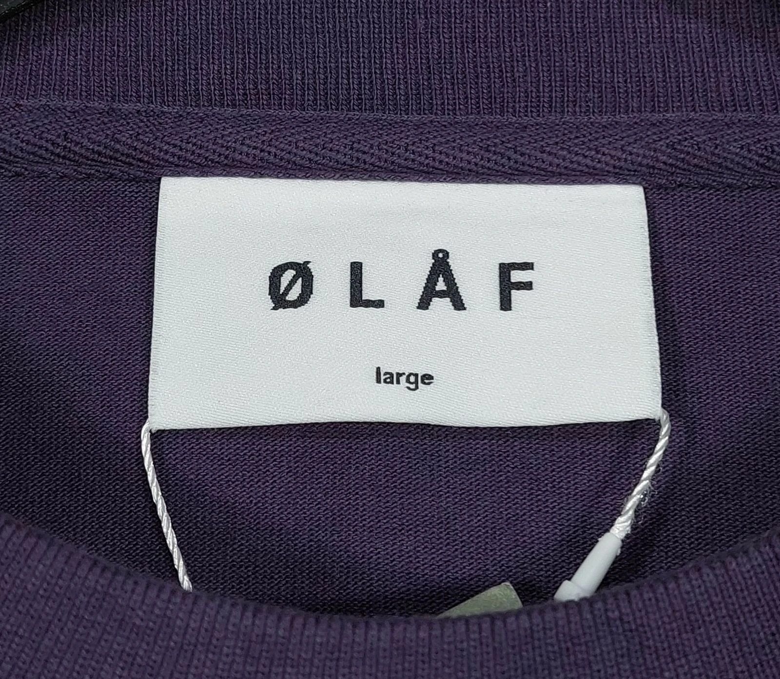 Ølåf varsity tshirt - deep plum L – photo 3